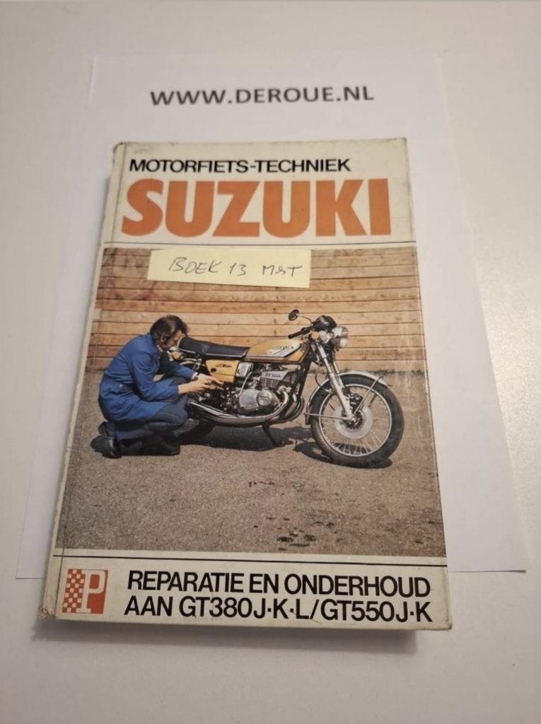 BOEK 13 MOTORFIETS & TECHNIEK SUZUKI GT380 / GT550, Ophalen of Verzenden, Gelezen, Onbekend, Merk of Model