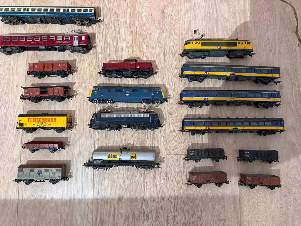 Fleischmann H0 Treinen Lot, Gelijkstroom, Fleischmann, Analoog, Ophalen of Verzenden