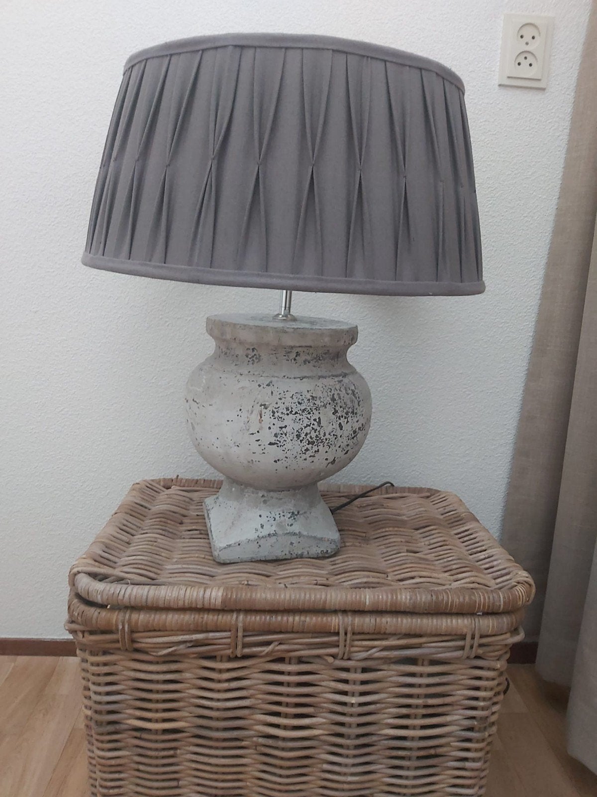 super mooie schemerlamp compleet, Ophalen of Verzenden, Zo goed als nieuw