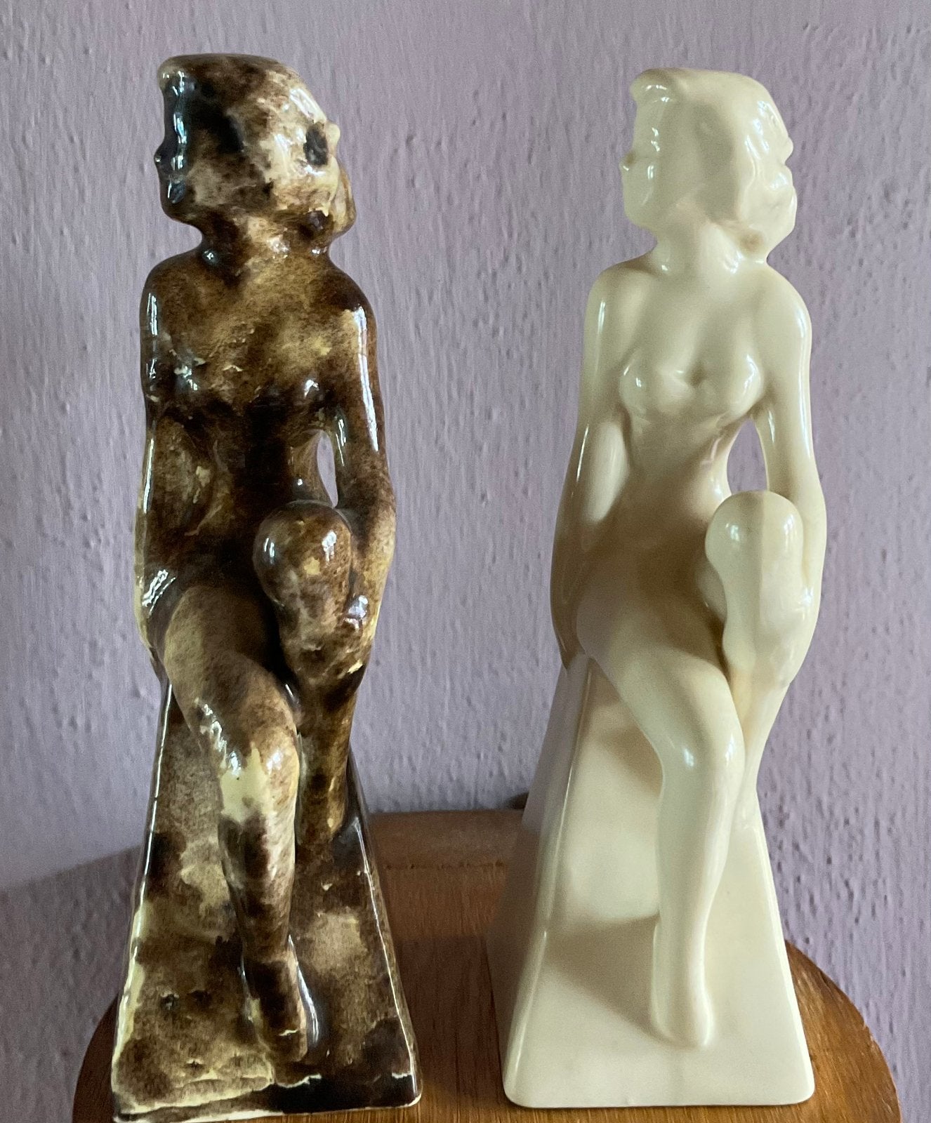 Plateel Art Deco Dames, Ophalen of Verzenden