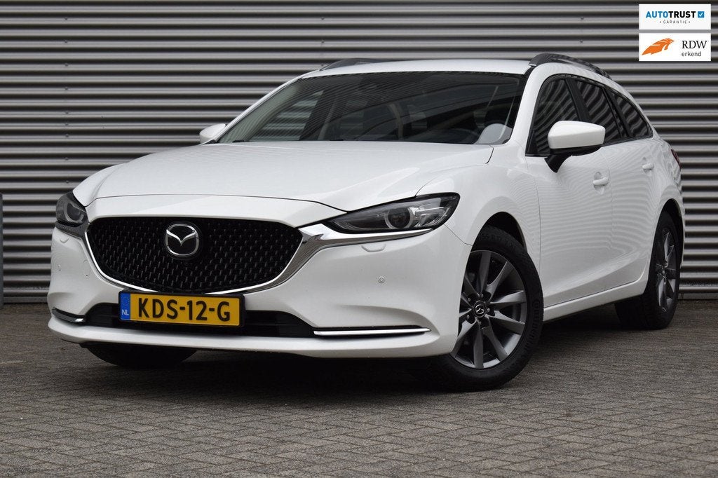 Mazda 6 Sportbreak 2.0 SkyActiv-G 165-PK, Airco, Ecc, Cruise, Auto's, Mazda, 1998 cc, Stof, Gebruikt, 4 cilinders