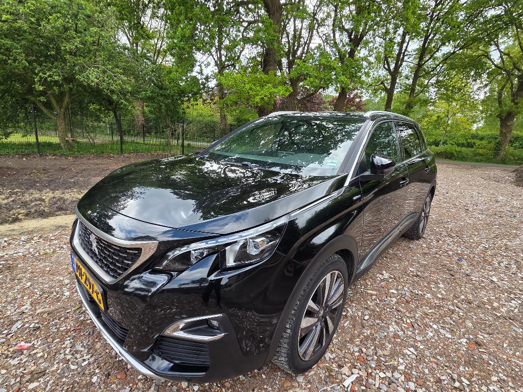Peugeot 5008 1.6 THP 165PK GT-Line LederPano 7P FULL OPTIONS, 1350 kg, 4 cilinders, 7 stoelen, Zwart