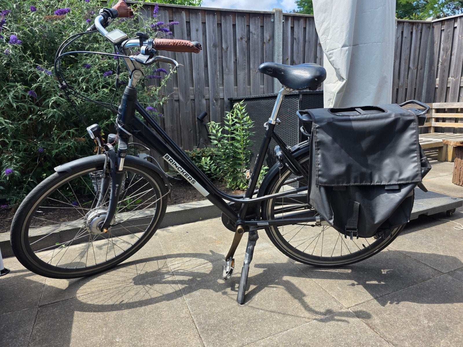 Brinckers Brooklyn F7 E-bike met fietstassen, Ophalen, Gebruikt, Brinckers, 51 tot 55 cm