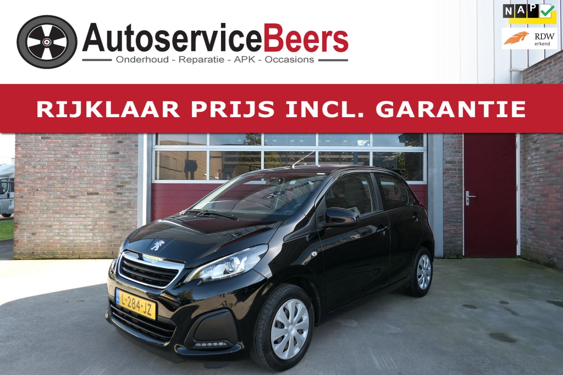 Peugeot 108 1.0 e-VTi Active, 39.000 KM ! Nette auto, Airco,, Auto's, Voorwielaandrijving, Stof, Gebruikt, 4 stoelen