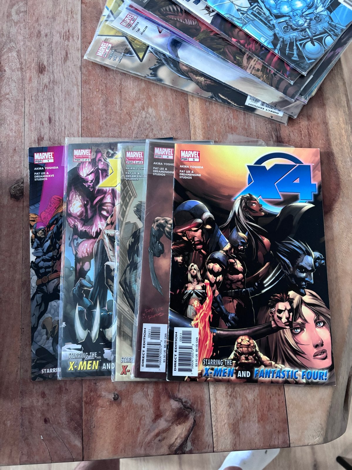 Marvel X4 Comics - X-Men en Fantastic Four, Meerdere comics, Ophalen of Verzenden, Zo goed als nieuw, Amerika