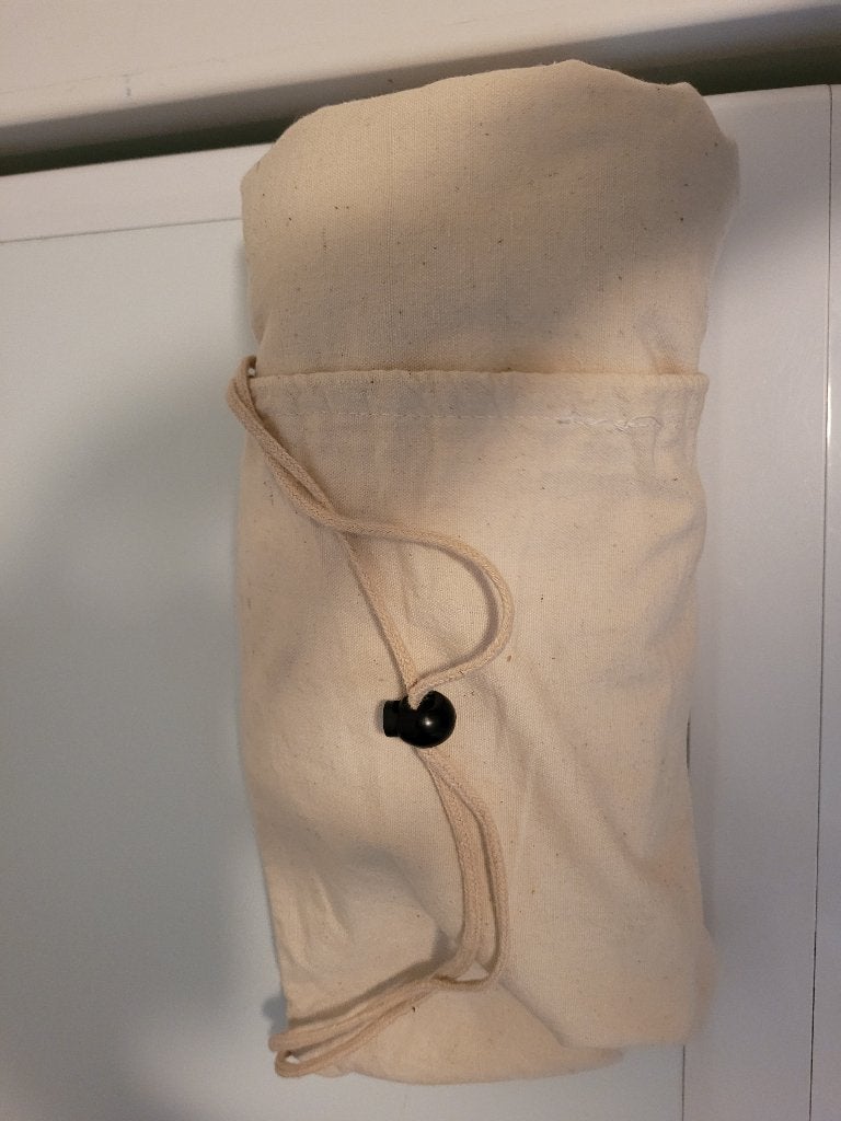 Canvas Hangmat. 1-Persoons. Wit/ Ecru.  Nieuw., Ophalen of Verzenden, Nieuw, Binnen, Opvouwbaar