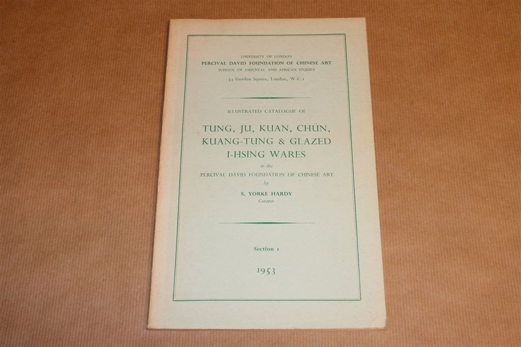 Chinese Keramiek Catalogus [1953] — Geïllustreerd, Ophalen of Verzenden, Gelezen