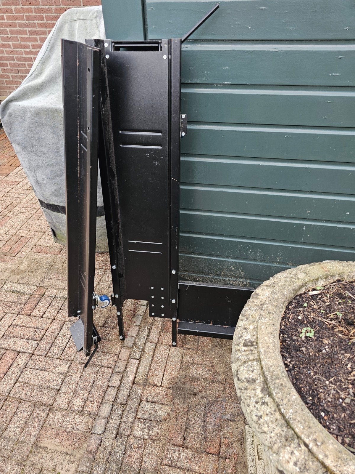 motor mover., Ophalen, 150 tot 200 cm, Hout, 200 cm of meer