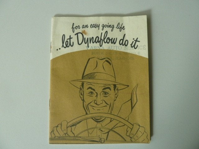 1950 Buick Let Dynaflow Do It Brochure USA, Ophalen of Verzenden, Gelezen, Overige merken
