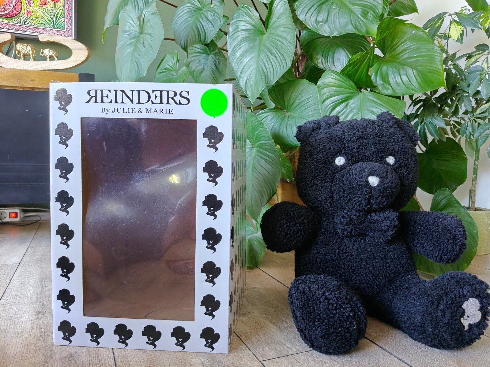 Nieuw reinders Teddy Bear Solid - Zwarte Knuffelbeer, Kinderen en Baby's, Beer, Nieuw, Zwart, Ophalen of Verzenden