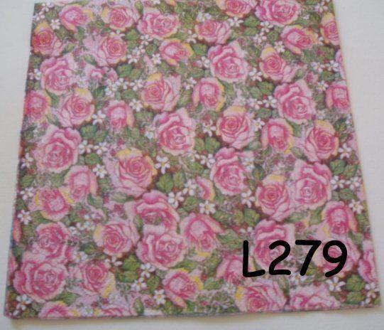OPRUIMING servetten decoupage * rozen L279 – 16x, Verzenden, Nieuw