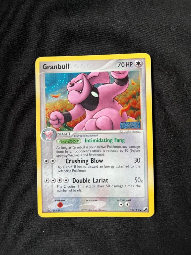 Pokémon kaart Granbull 39/115, Ophalen of Verzenden, Zo goed als nieuw, Losse kaart