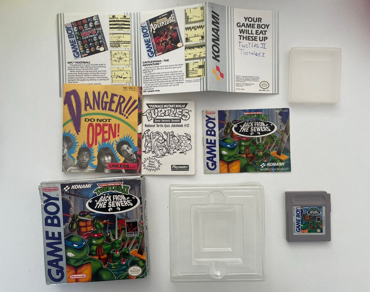 Turtles II Back from the Sewers Game Boy gb CIB compleet USA, Spelcomputers en Games, Games | Nintendo Game Boy, Avontuur en Actie