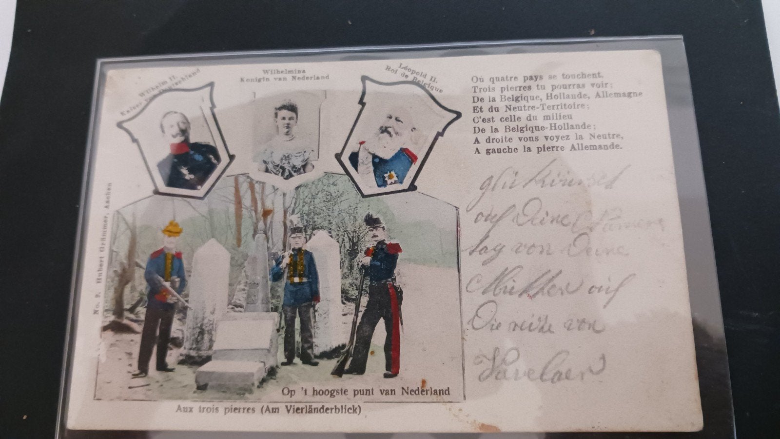 Vaals Vierlandenpunt oud, Verzamelen, Ophalen of Verzenden, Voor 1920, Gelopen, Limburg