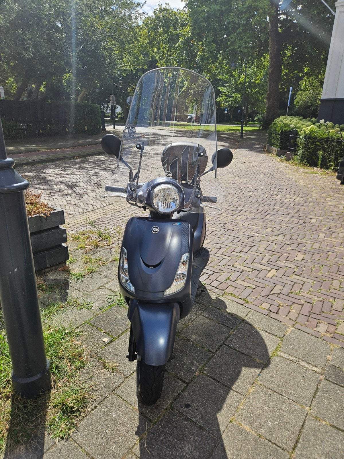 SYM Fiddle 2 - 45km/h - E5 - 2024 - slechts 3.358 km, Fietsen en Brommers, Scooters | SYM, Ophalen, Gebruikt, Maximaal 45 km/u
