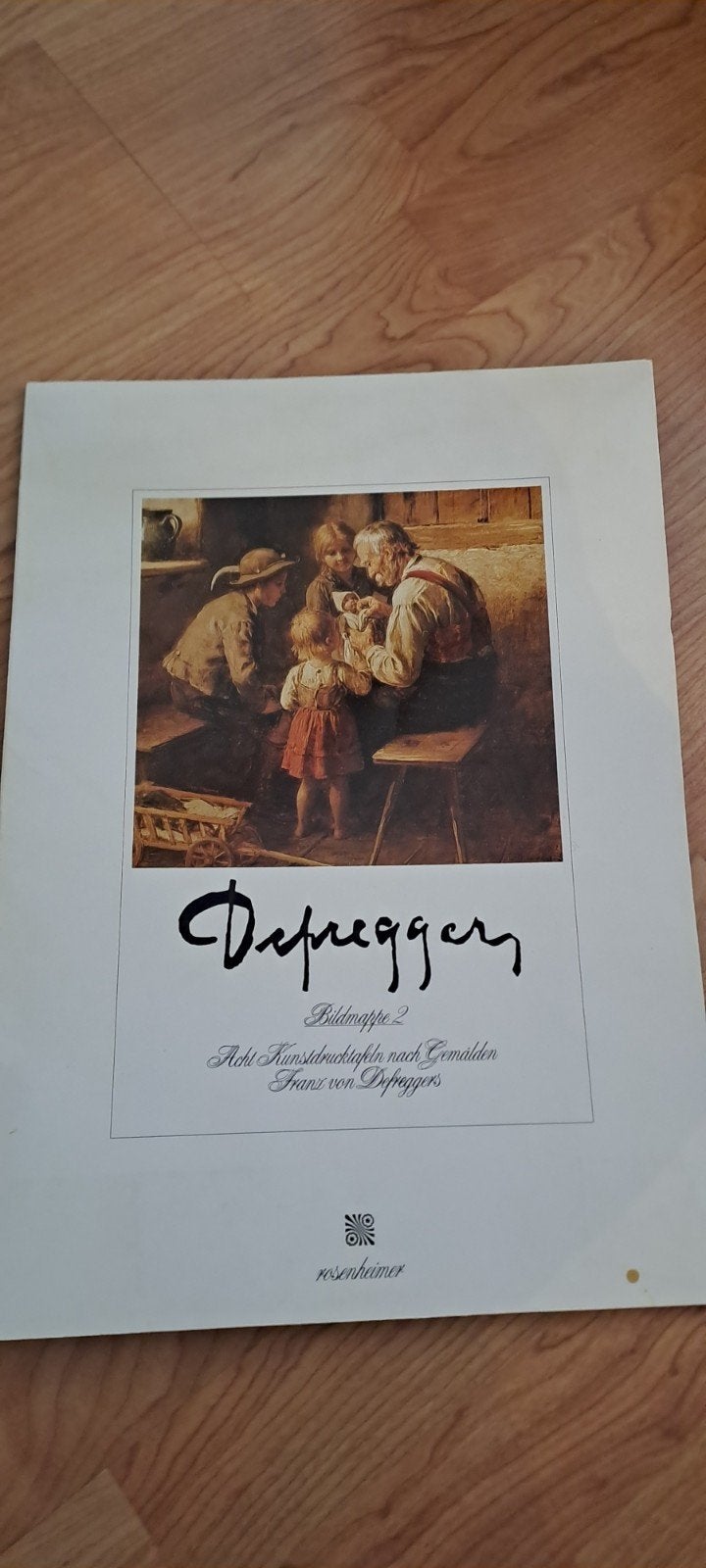 Franz von Defregger: Bildmappe 2 - 7 Kunstafdrukken, Antiek en Kunst, Portret of Personen, Ophalen of Verzenden, Klassiek, Papier