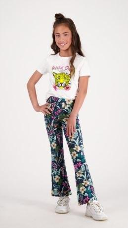 VINGINO gebloemde flared broek Somaila mt 14/164. Nieuw!, Broek, Nieuw, Vingino, Verzenden