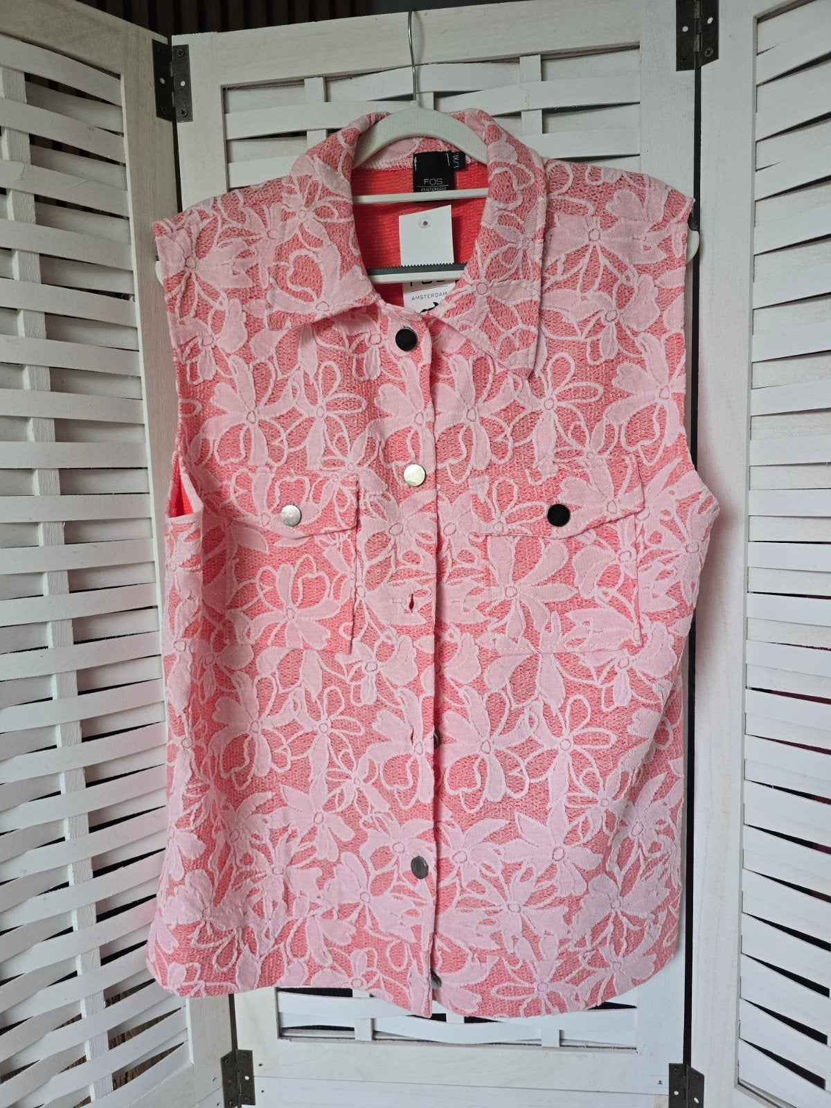 Nieuw fos Amsterdam vestje/gilet koraal lxl, Ophalen of Verzenden, Nieuw, Maat 46/48 (XL) of groter, Oranje