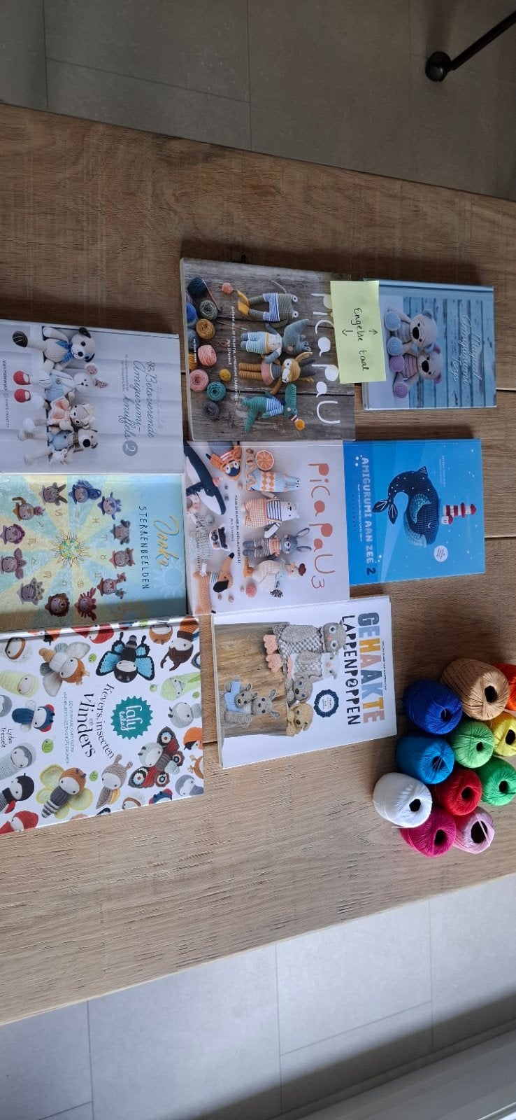 Haakboeken en garen voor haaknaald 1, Hobby en Vrije tijd, Breien en Haken, Ophalen of Verzenden