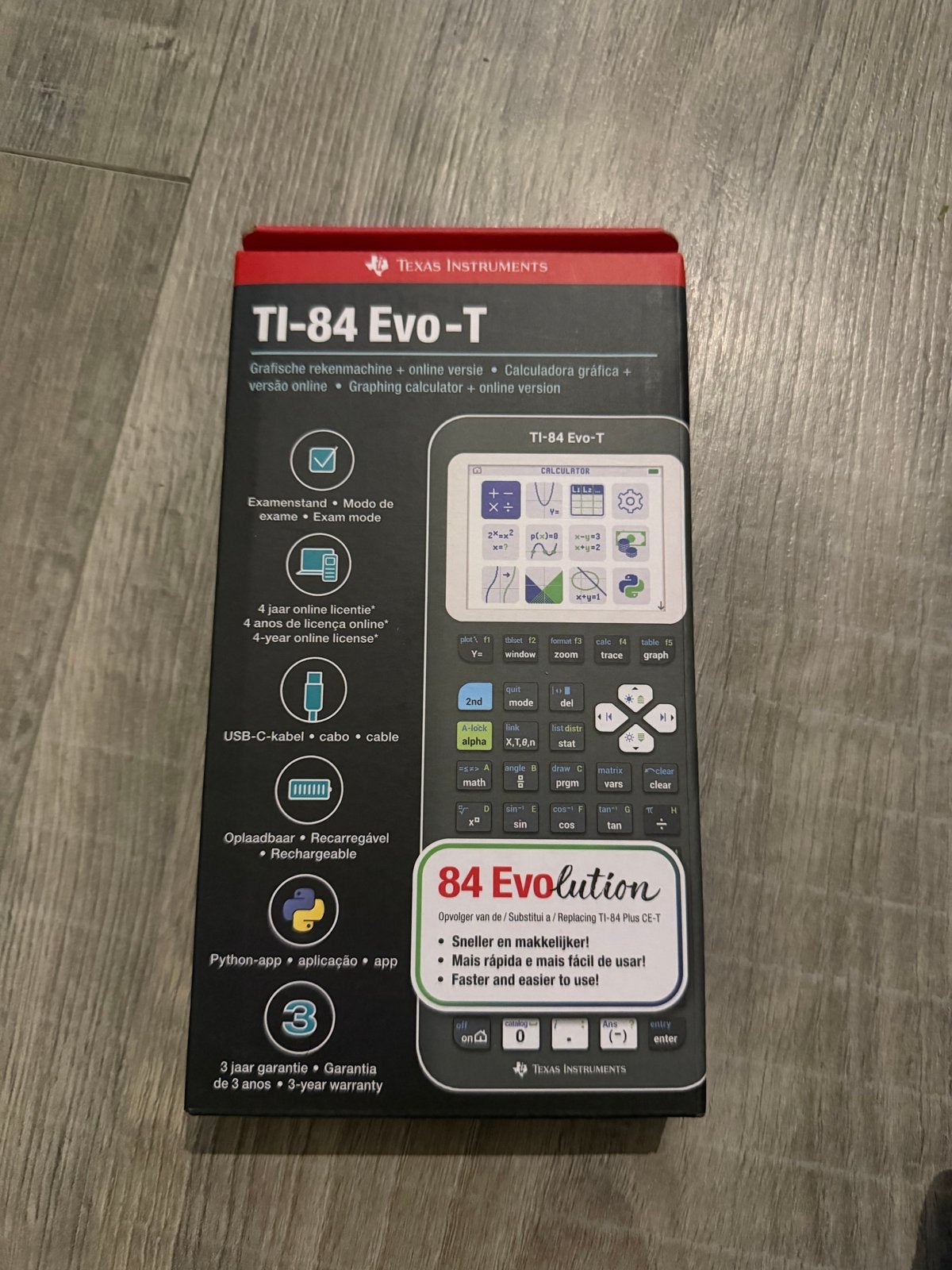 TI-84 EVO-T Nieuw in doos (GROTE AANTALLEN BESCHIKBAAR), Ophalen of Verzenden, Nieuw