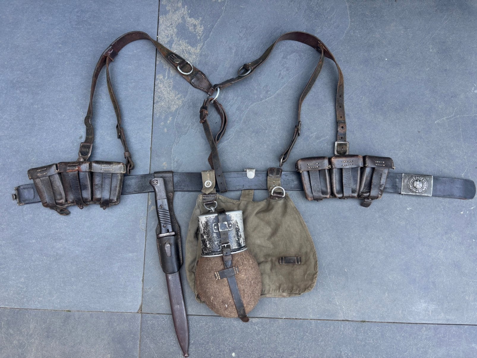 WW2 originele Duitse uitrusting - 1944, Ophalen of Verzenden, Duitsland