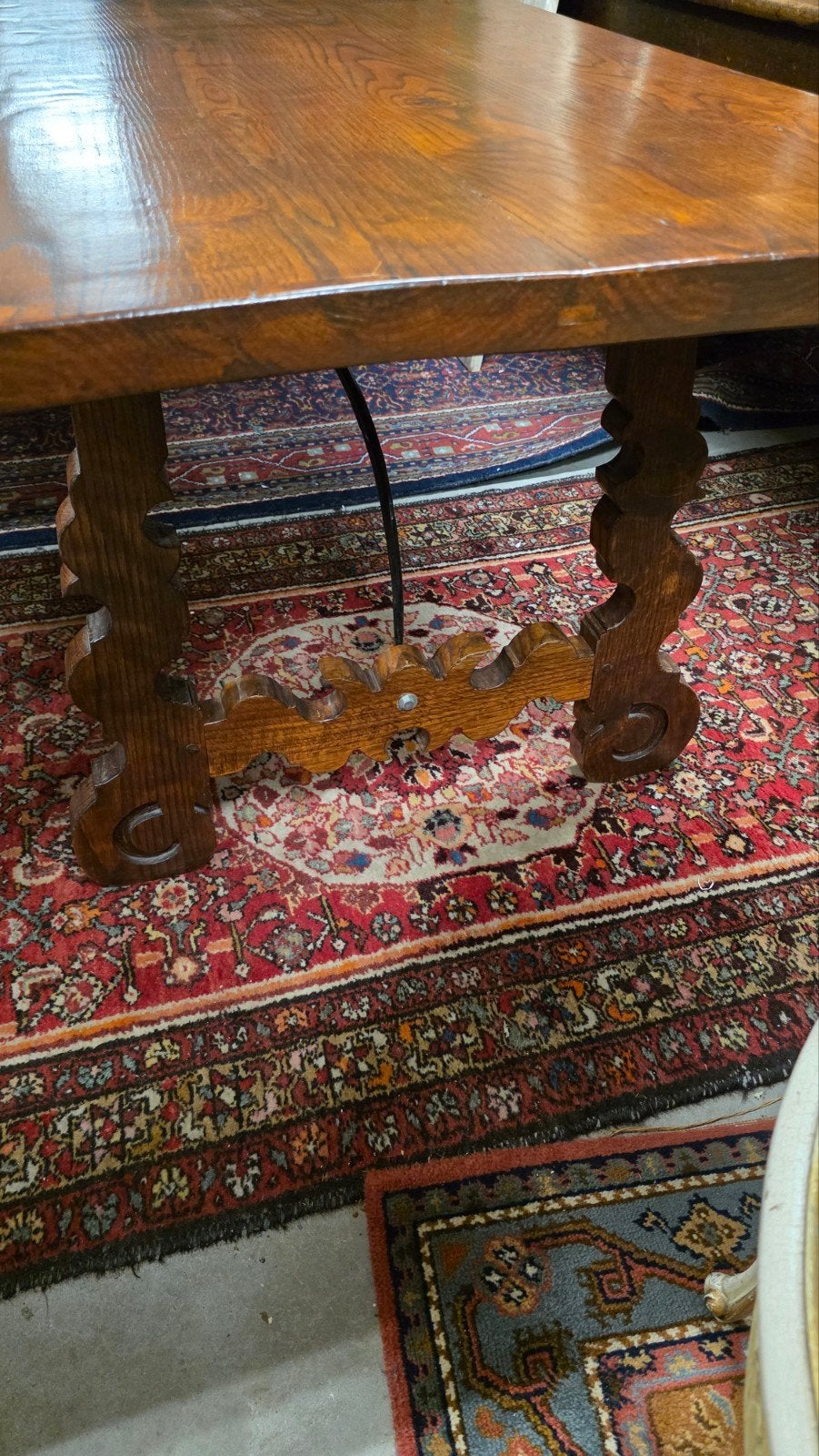 Antieke Spaanse eetkamertafel 2,30, Ophalen