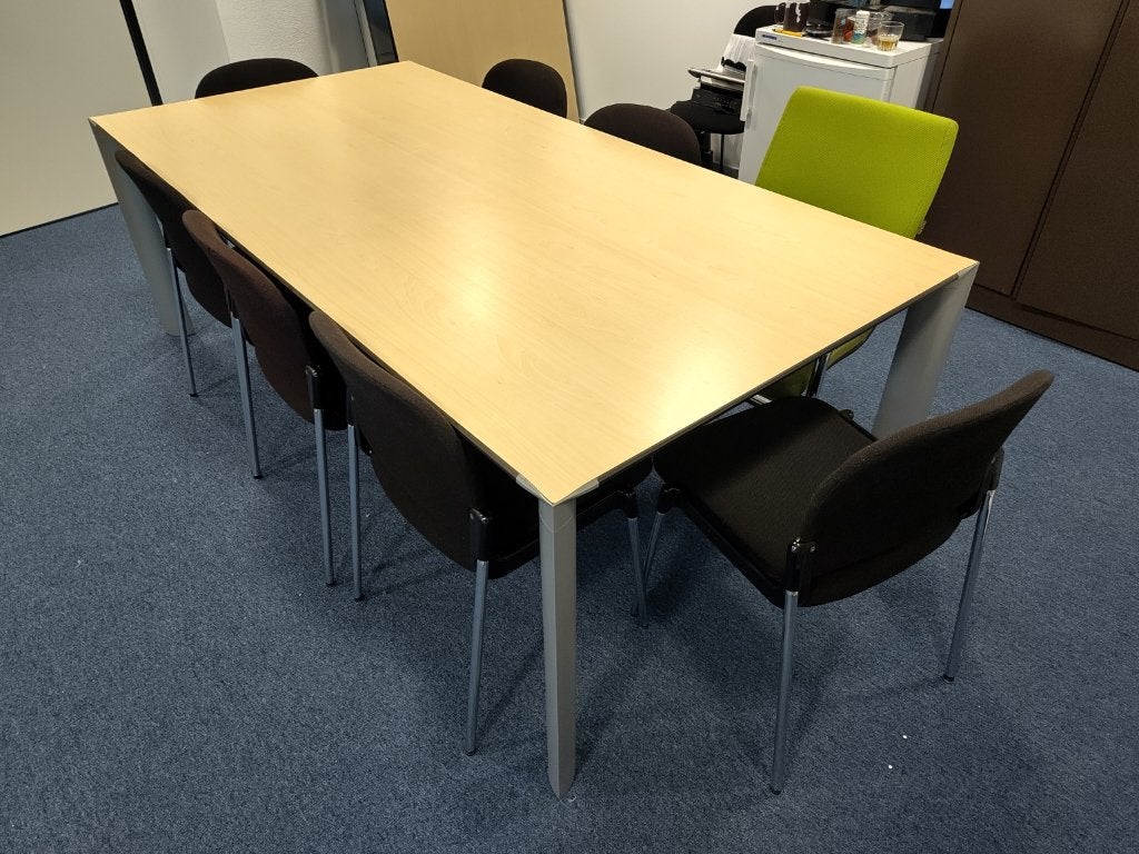 Grote tafel, Huis en Inrichting, Ophalen, Gebruikt, Scandinavisch, Spaanplaat of MDF