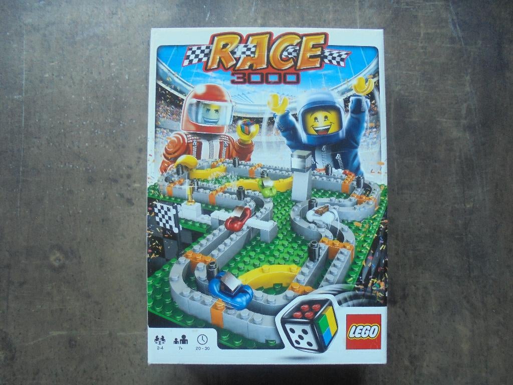 Lego Game 3839 Race 3000 (zie foto's), Ophalen of Verzenden, Gebruikt, Complete set, Lego