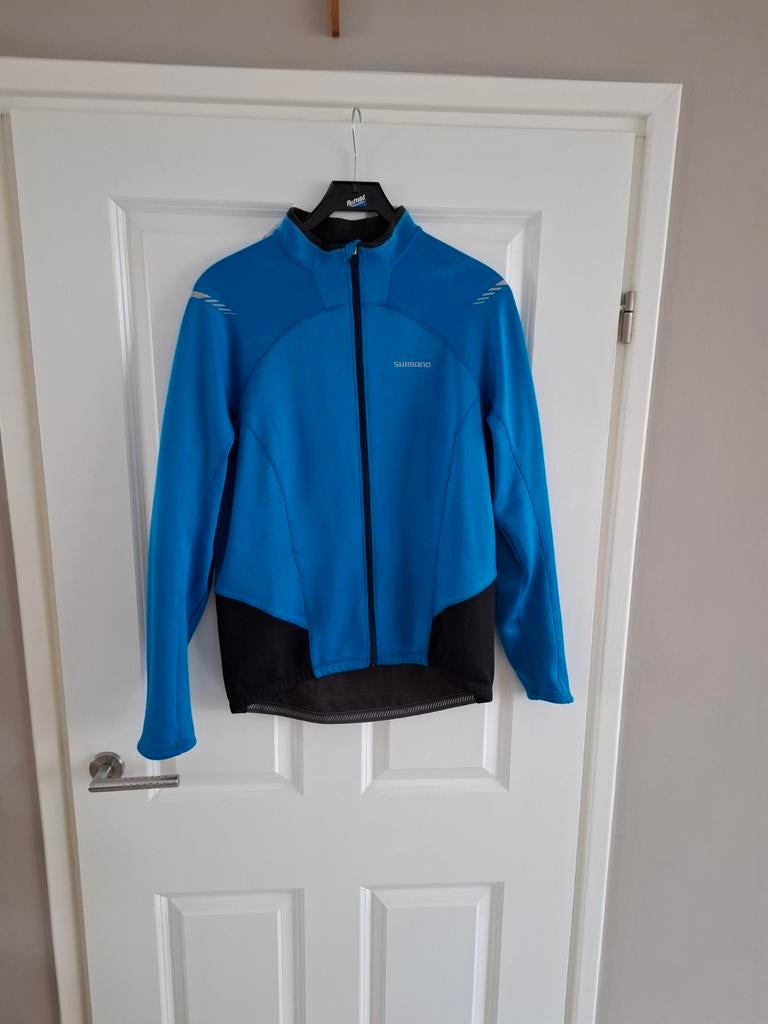 Shimano wielrenjack maat XL Blauw, zo goed als nieuw., Ophalen of Verzenden, Zo goed als nieuw