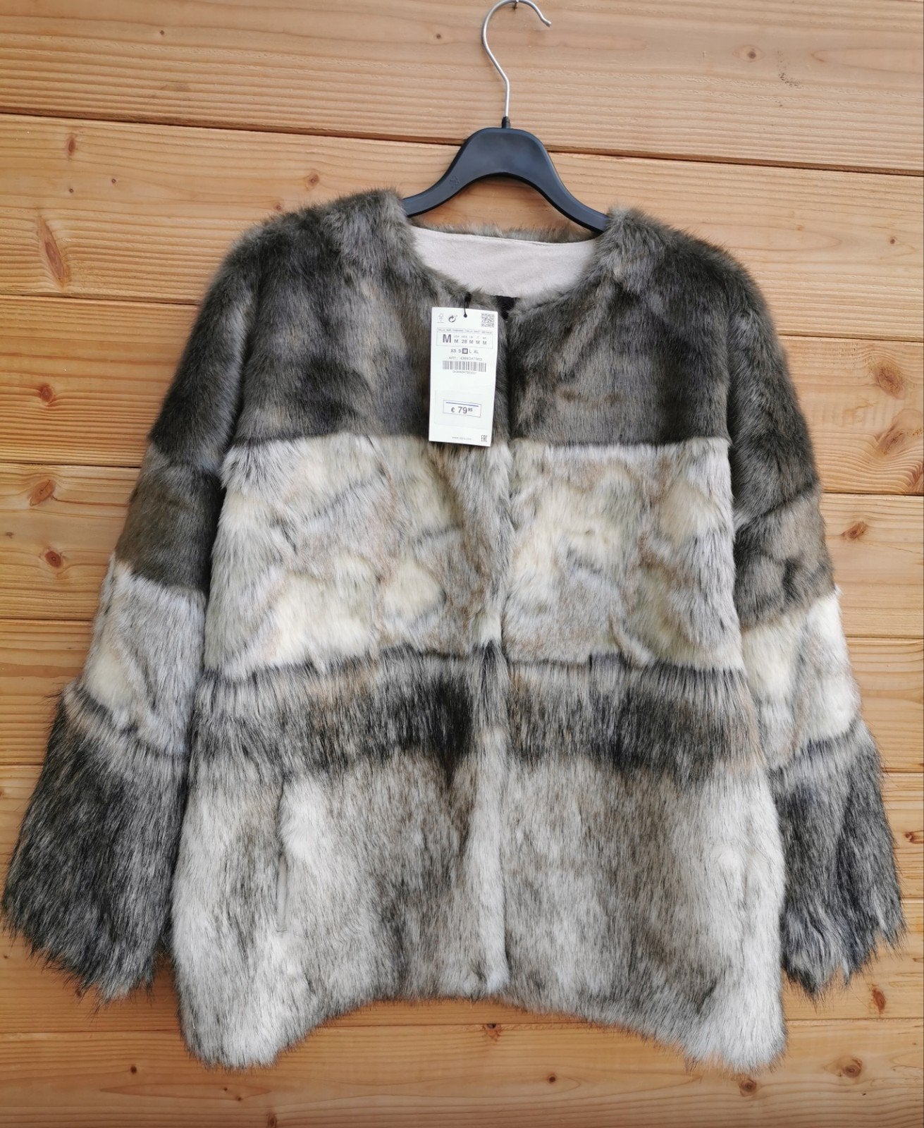 ZARA nepbont jas mt. M, Maat 38/40 (M), Overige kleuren, Verzenden, Zara