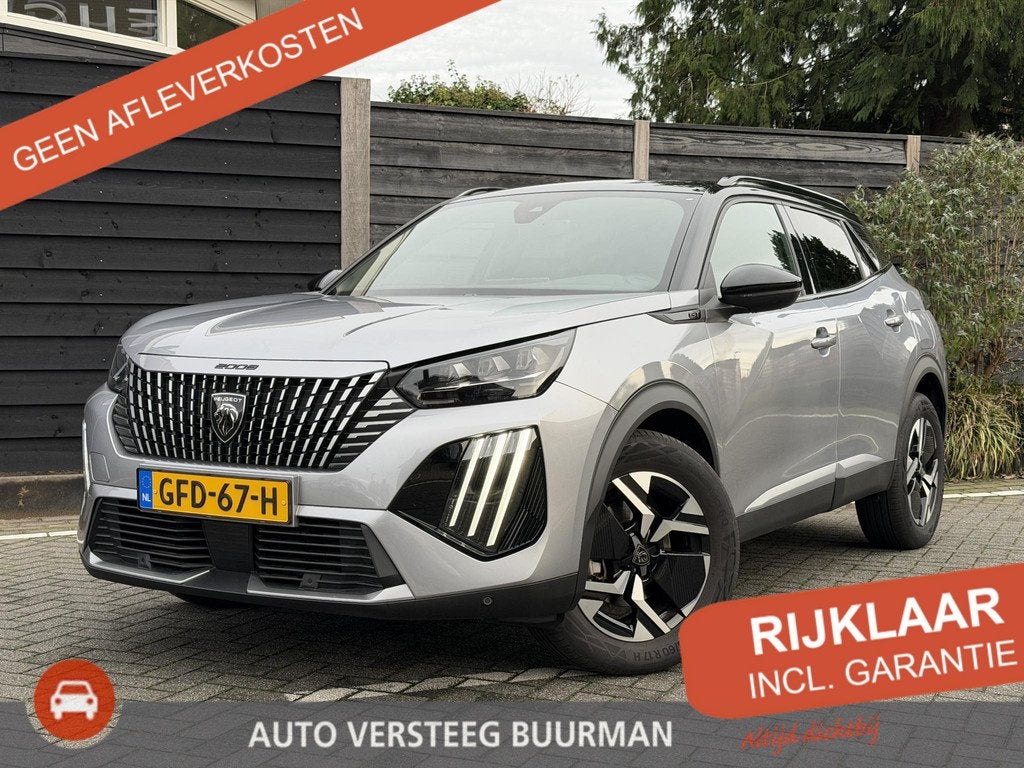Peugeot 2008 GT 1.2 Hybrid 136PK e-DCS6 Automaat Navigatie,, 1199 cc, Leder en Stof, Origineel Nederlands, Hybride Elektrisch/Benzine