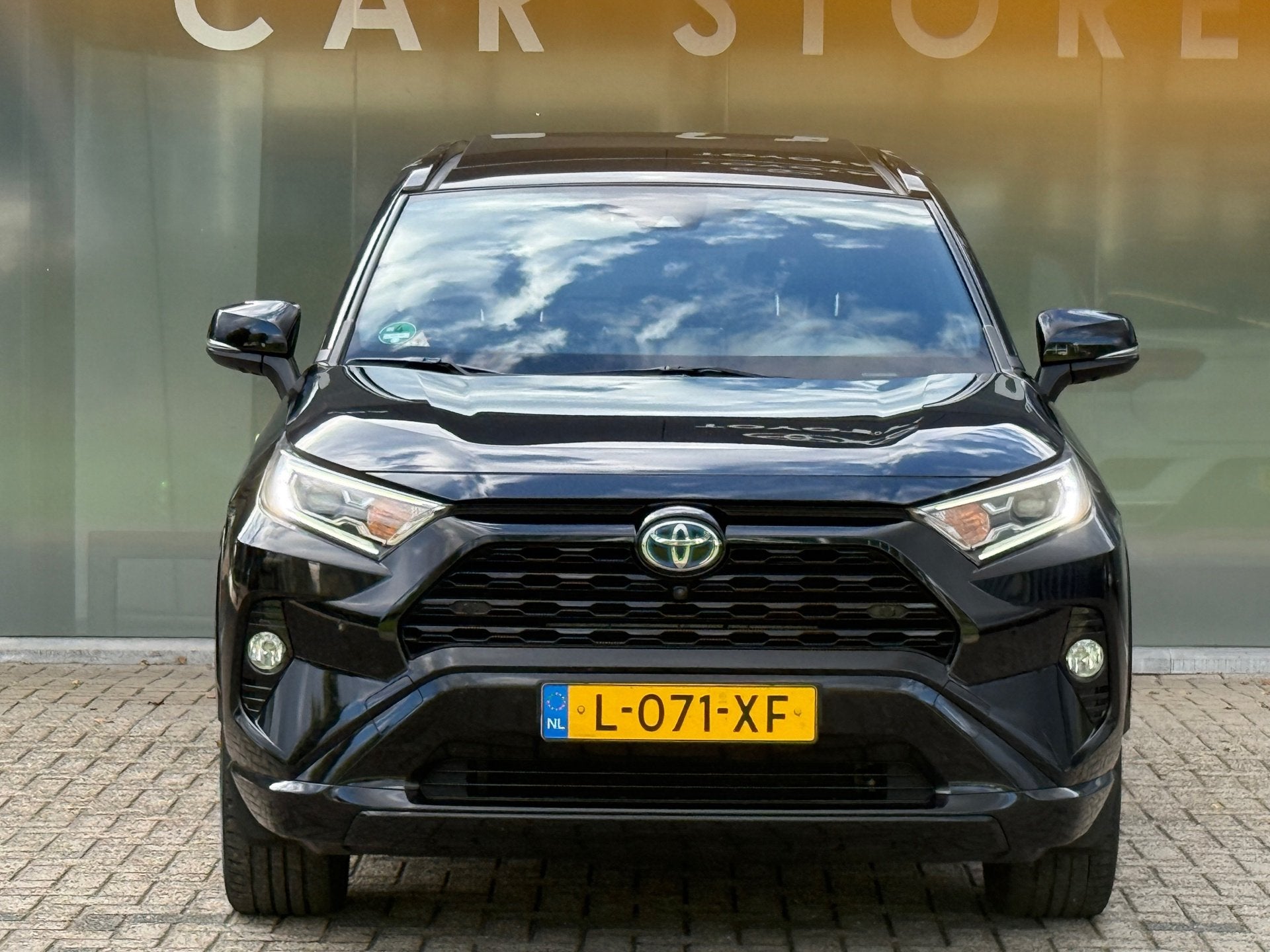 Toyota RAV4 2.5 Hybrid AWD Black Edition Pano|Leder|JBL, Automaat, Dealer onderhouden, Gebruikt, 4 cilinders