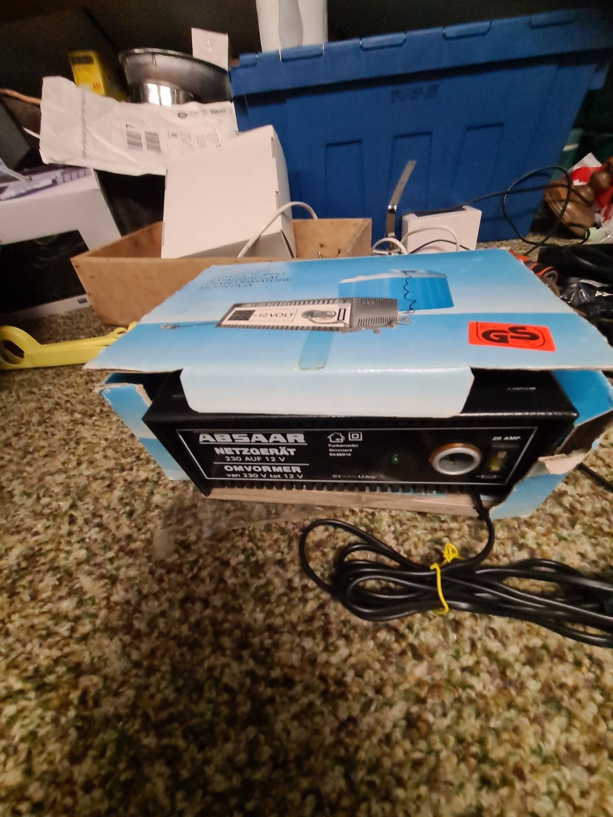 ABSAAR NETZGERÄT 230V naar 12V Omvormer 20 Amp, Ophalen of Verzenden, Gebruikt, Universele onderdelen