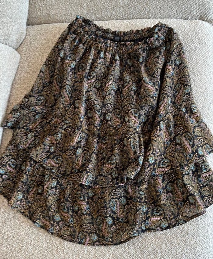 SCOTCH & SODA (Maison Scotch) Rokje Paisley, Ophalen of Verzenden, Zo goed als nieuw, Blauw, Boven de knie