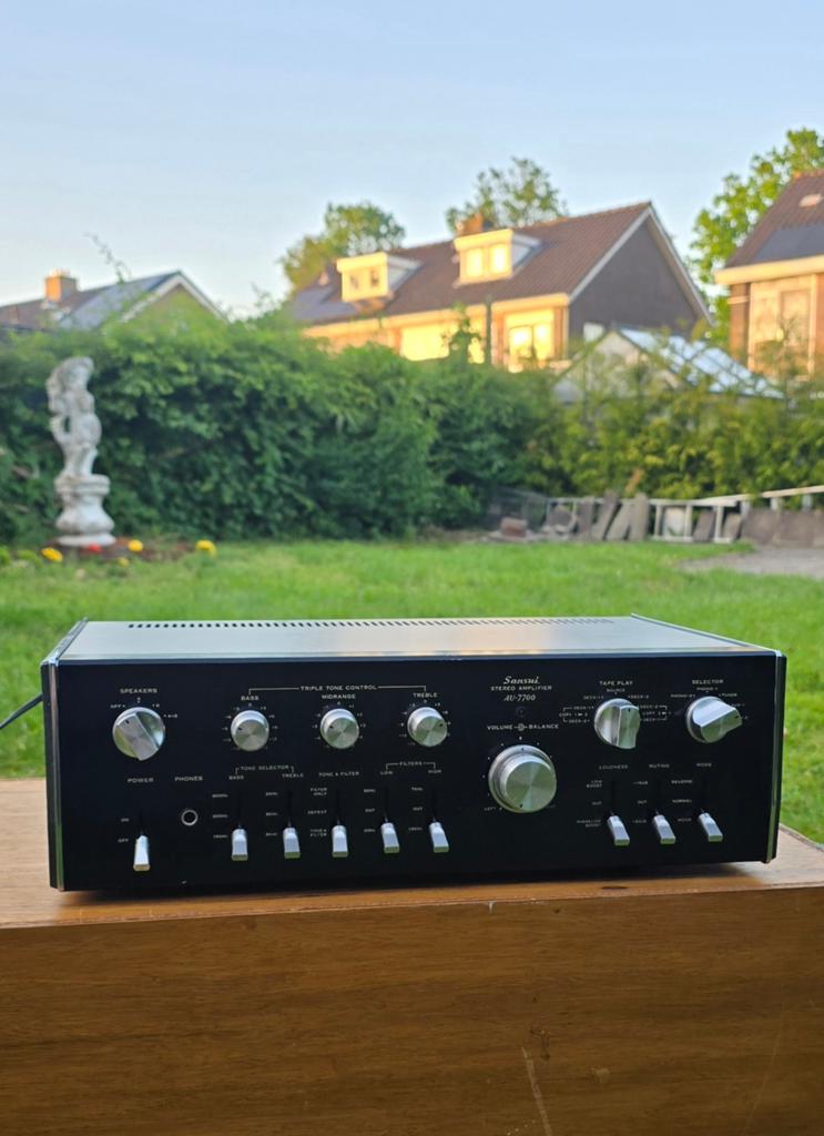 Sansui AU-7700 Stereo Versterker - Vintage Audio, Ophalen of Verzenden