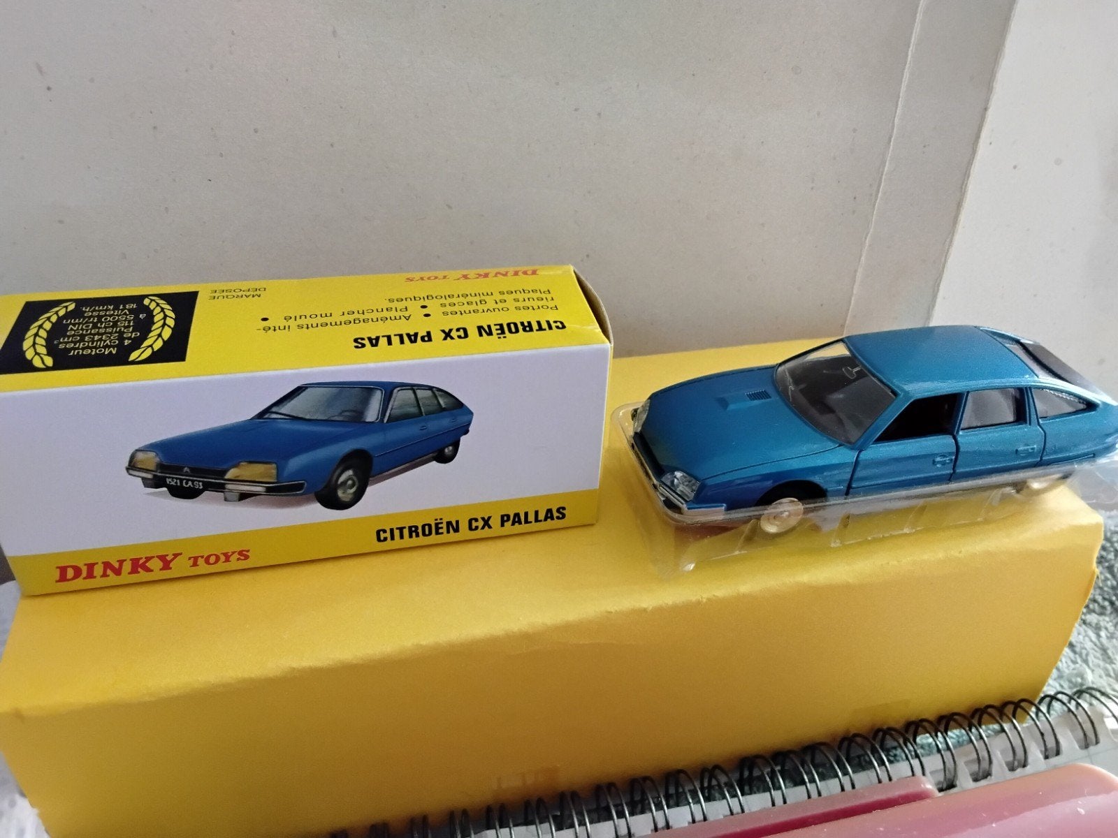 DINKY TOYS ATLAS CITROËN CX PALLAS NO 011455, Ophalen of Verzenden, Zo goed als nieuw, Auto, Dinky Toys