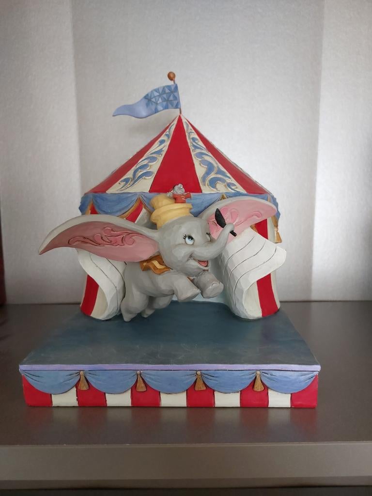 Dumbo jim shore, Ophalen of Verzenden, Zo goed als nieuw, Beeldje of Figuurtje