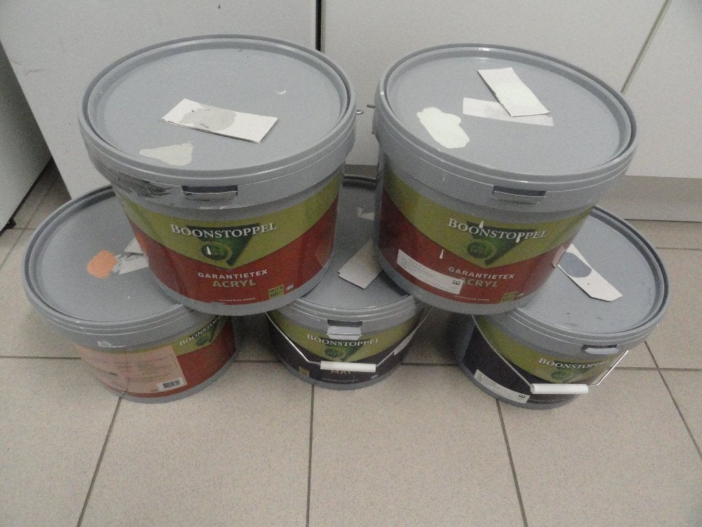 BOONSTOPPEL LATEX MUURVERF DIVERSE KLEUREN, Overige kleuren, Nieuw, Ophalen of Verzenden, Verf