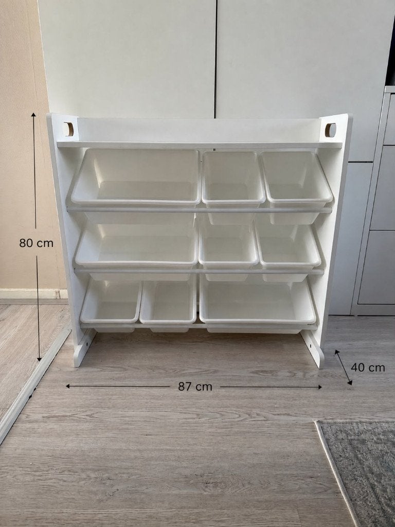Speelgoedkast / Opbergkast kinderkamer (Humble Crew), Zo goed als nieuw, 75 tot 100 cm, Ophalen, Minder dan 90 cm