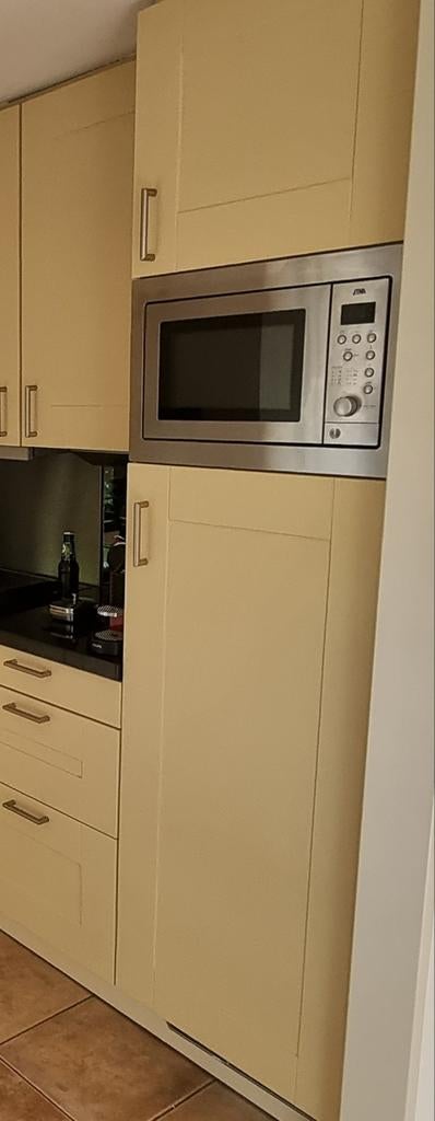 Etna SM125RVS Inbouwmagnetron - 25 liter, 38 cm nismaat, Ophalen, Gebruikt, Magnetron, Inbouw