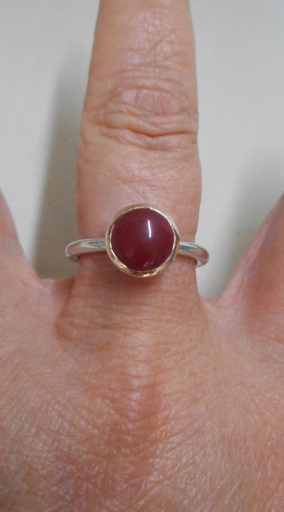 Zilveren bicolor Ti Sento ring met steen nr.1319, Verzenden, Zo goed als nieuw, 17 tot 18, Dame
