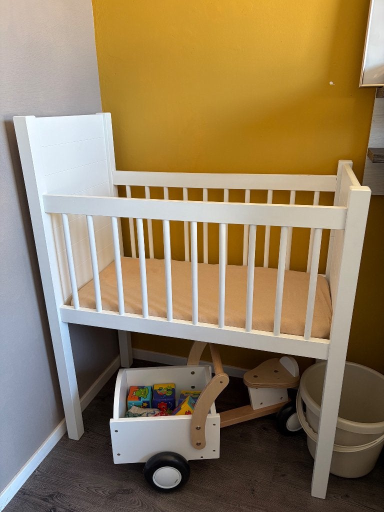 Wieg, Ophalen, Gebruikt, Minder dan 140 cm, Matras