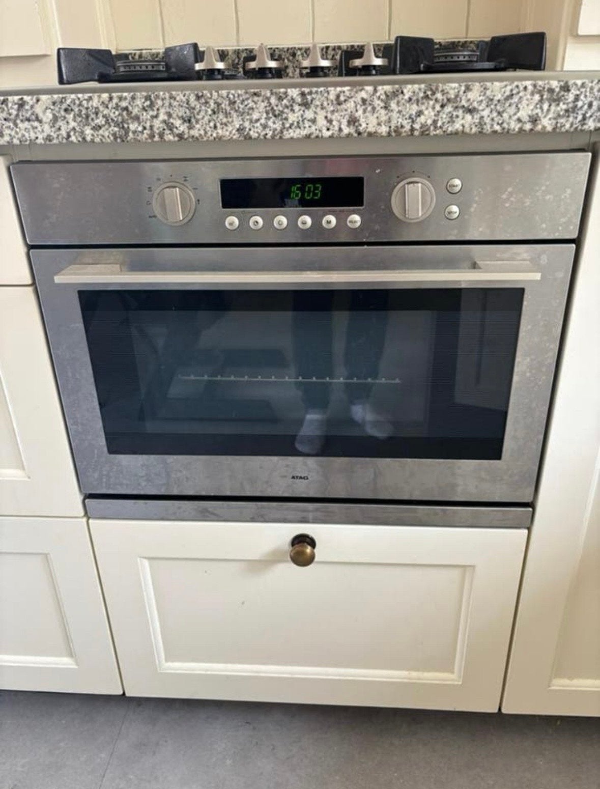 ATAG Inbouw Oven SQ4211BUU/A01 - Gebruikt, Functioneert Prim, Ophalen, Gebruikt, Oven, 55 tot 60 cm