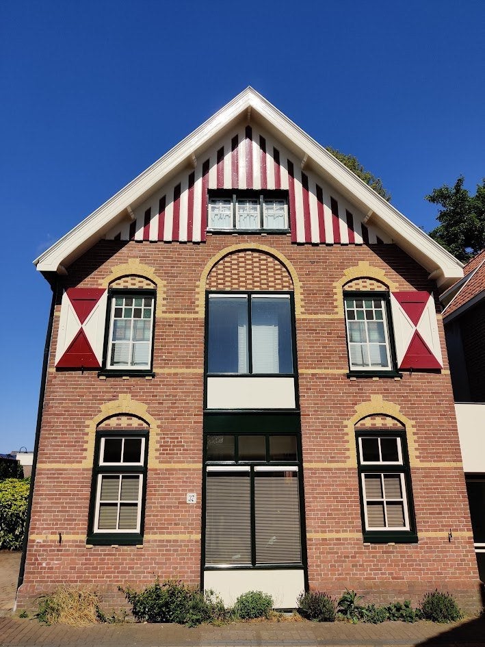 25 houten luiken – karaktervol rood-wit – restauratieproject, Ophalen, Gebruikt, Minder dan 80 cm, Overige typen