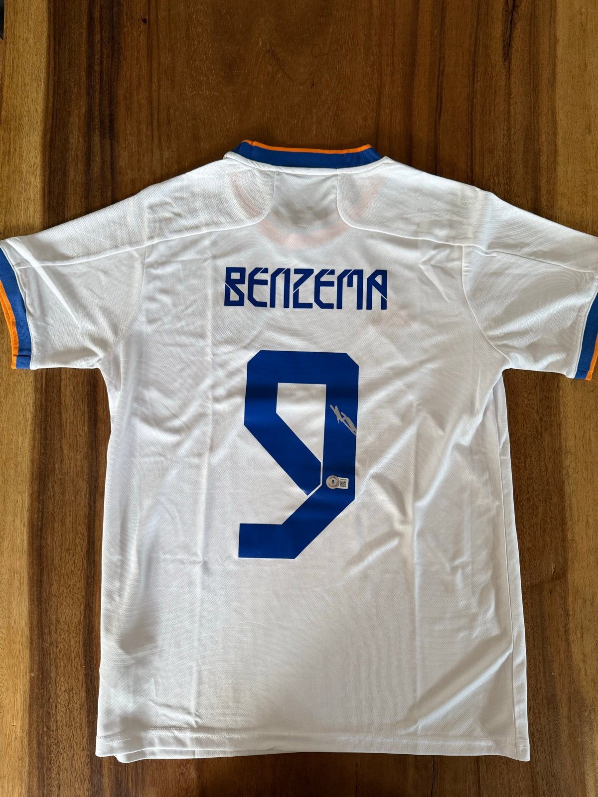 Gesigneerd Real Madrid Benzema Thuisshirt 2022/2023, Ophalen of Verzenden, Nieuw, Overige typen