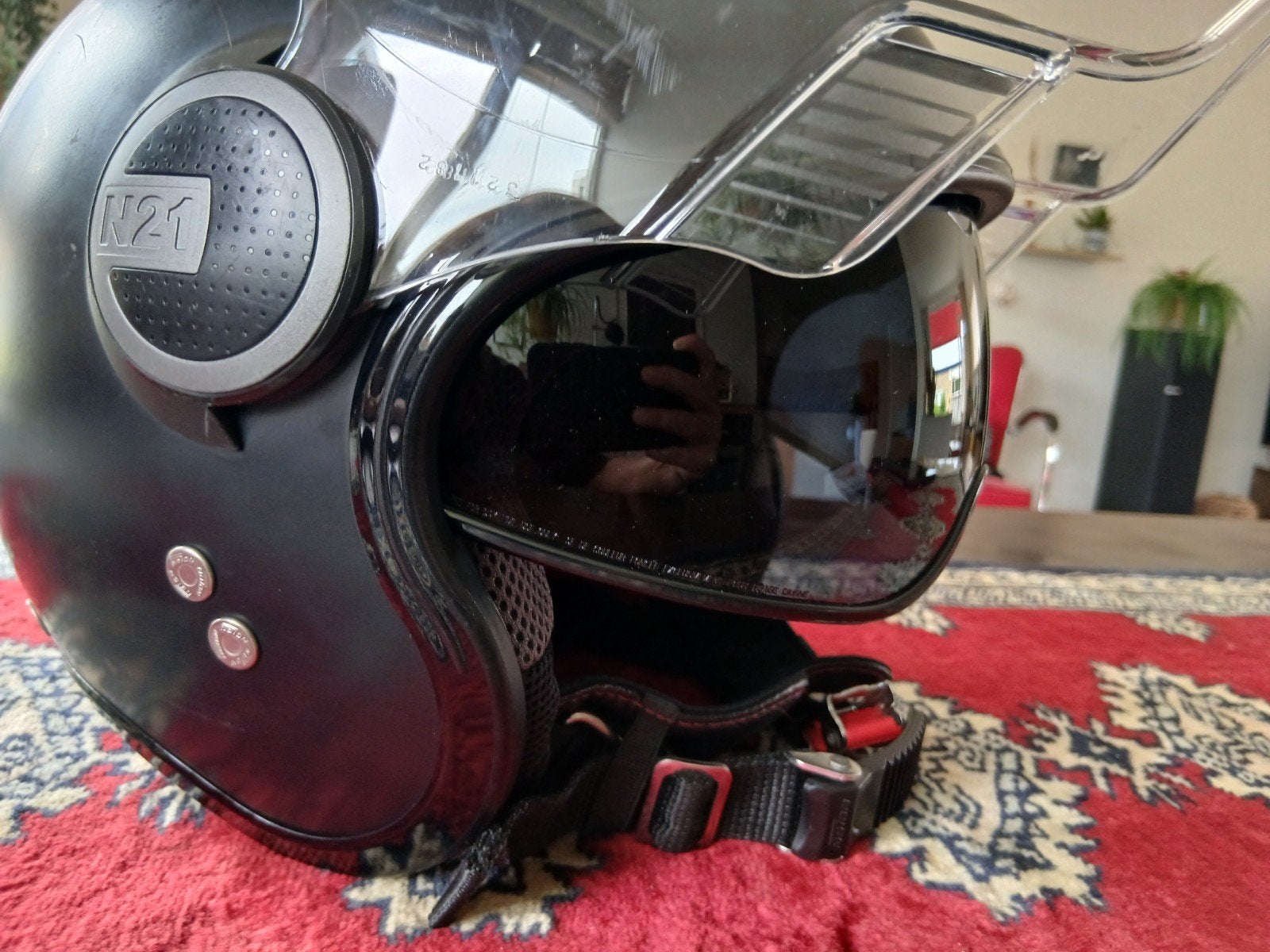 Nolan N21 Visor Scooterhelm Maat M - Fris & Wasbaar, Fietsen en Brommers, Ophalen of Verzenden, Gebruikt, Medium, Nolan