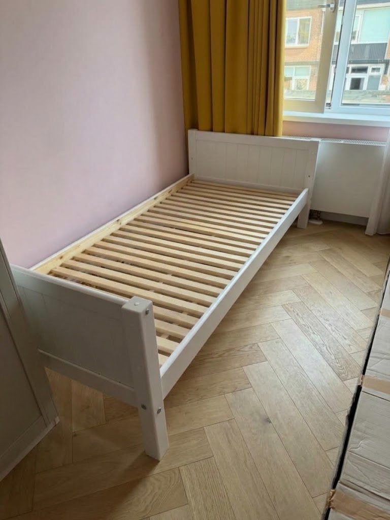Flexa eenpersoonsbed, Ophalen, Zo goed als nieuw, 180 cm of meer, 85 tot 100 cm