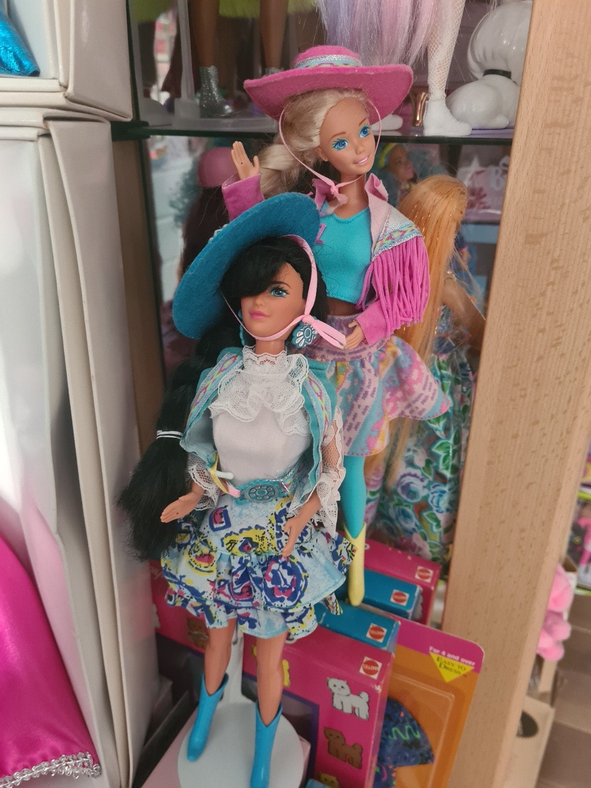 Vintage Barbie Pop - Cowgirl Stijl, Ophalen of Verzenden, Gebruikt, Barbie