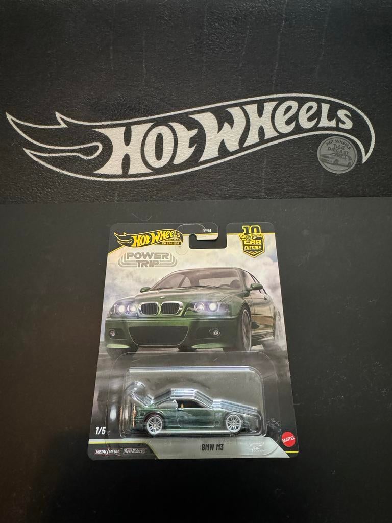 Hot Wheels Premium BMW M3 (E46) Power Trip 1/5, Ophalen of Verzenden, Nieuw, Auto