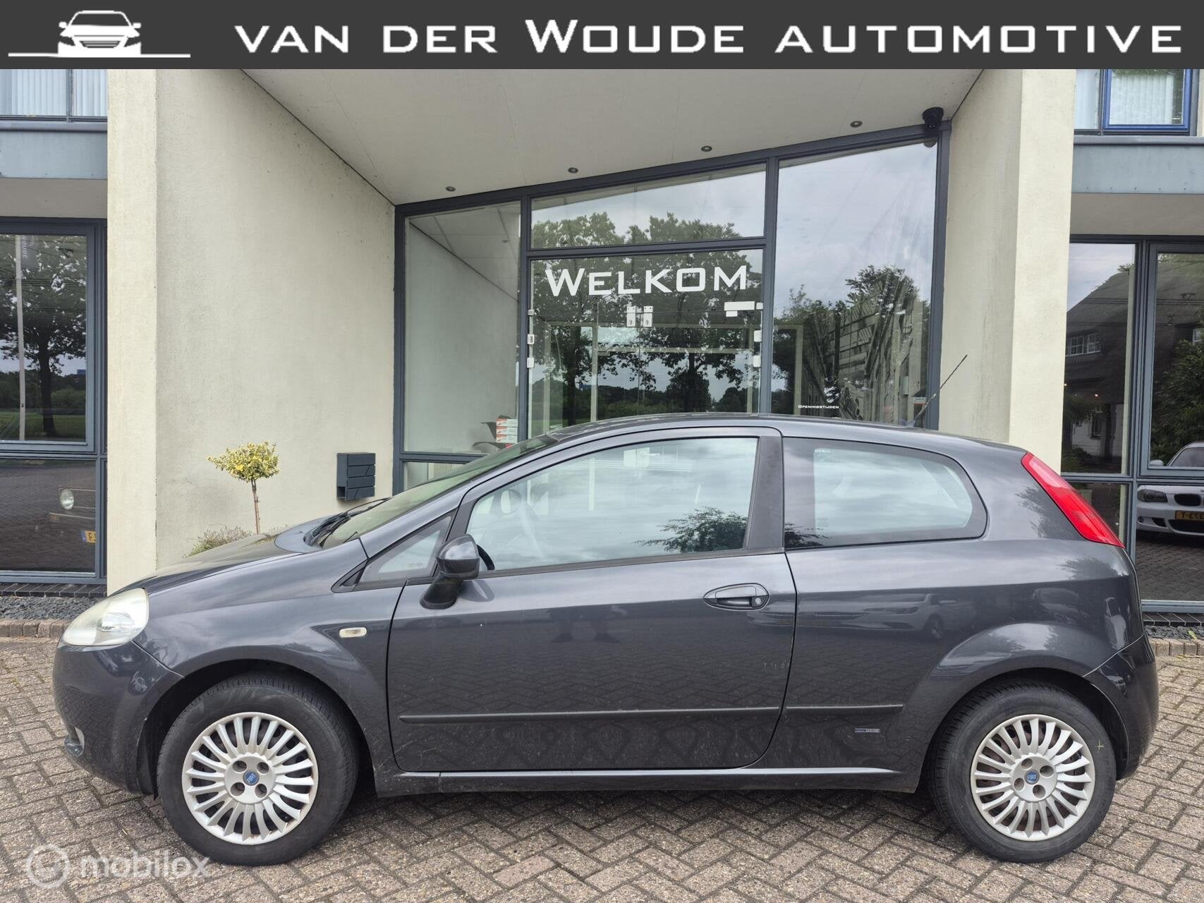 Fiat Grande Punto 1.2 Active 3DRS, '07 Airco|28-06-2027 APK!, Auto's, Stof, 40 €/maand, 1242 cc, 4 cilinders